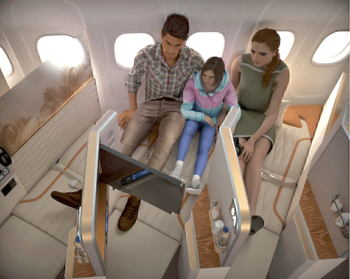 How designers are making tight economy seats roomier on airplanes