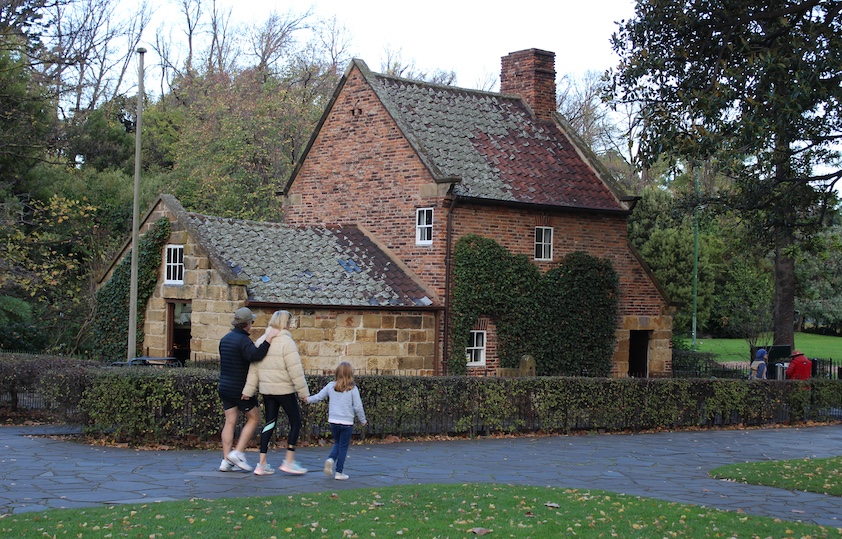 Cook’s Cottage in Melbourne’s Fitzroy Gardens is the actual 18th century cottage of Cook’s parents, James and Grace Cook, that once stood in North Yorkshire, England. 