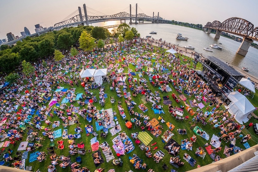 Waterfront Park in Louisville, KY