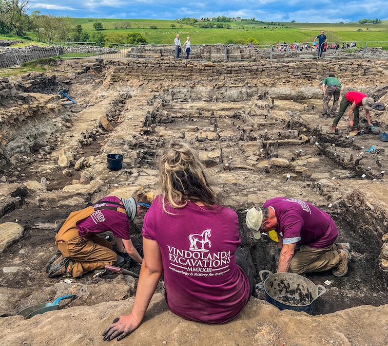 Archaeological excavation along the wall began in the 1970s and continues today. 