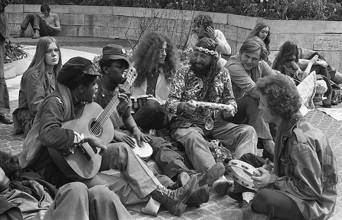 In the 1970s, Amsterdam was Hippie Central, and the coolest part of town was Dam Square.