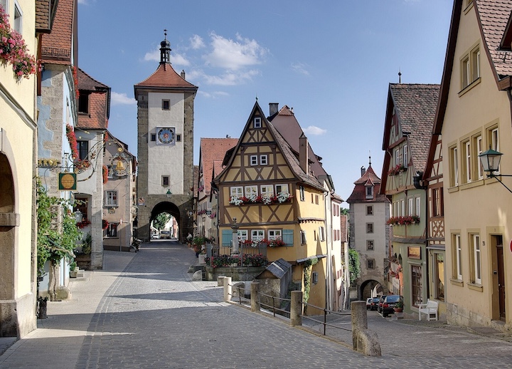 Rothenburg ob der Tauber is one of the most photogenic small towns in Germany. 