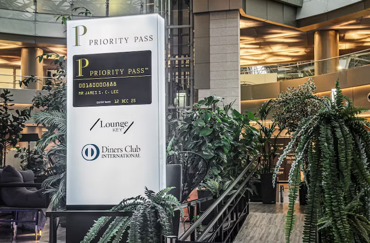 Priority Pass Lounge entrance