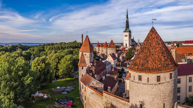 Inside Tallinn's city wall is one of the best preserved Old Towns in Northern Europe. 