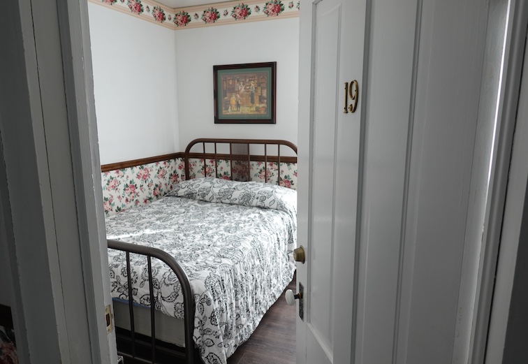 Many residents of Bridgeport believe The Bridgeport Inn's Room 19 is haunted by the White Lady.